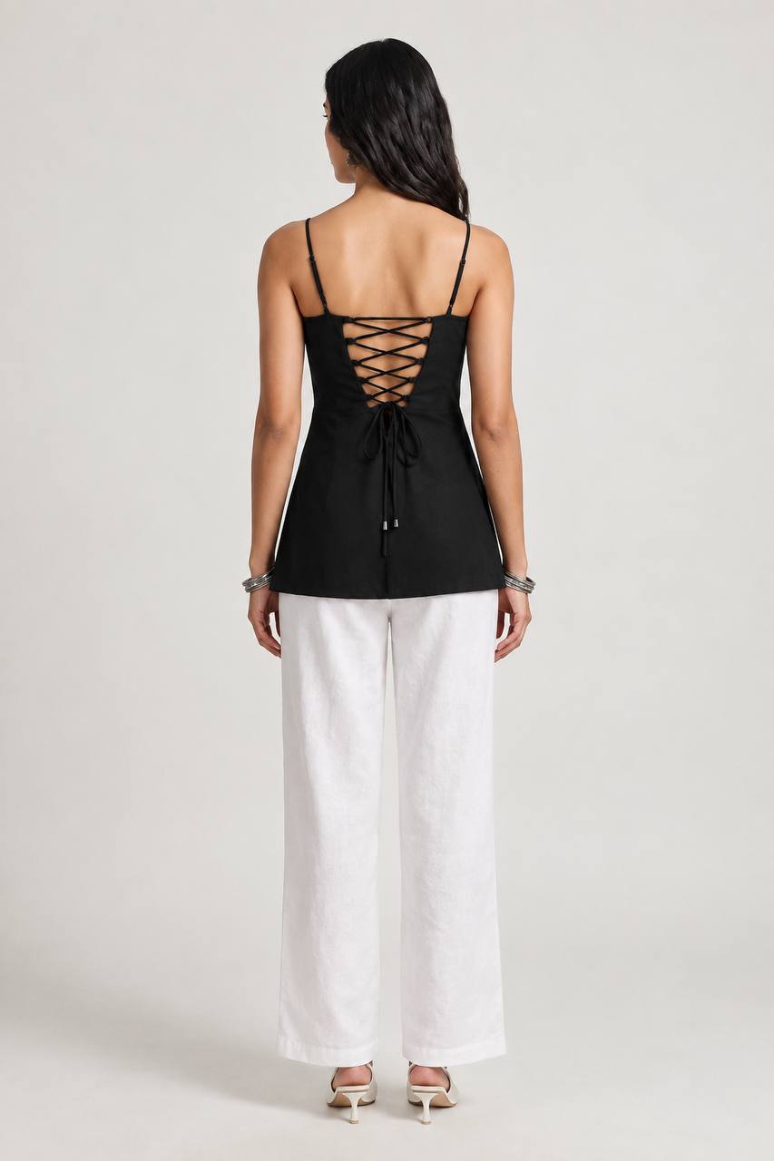 Bulbul Lace-Up Back Kurti