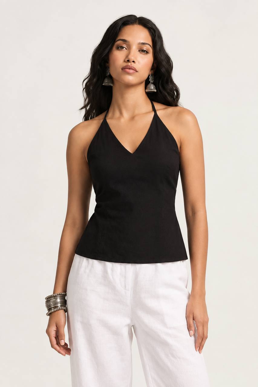 Nayra Halter Tie-Back Kurti